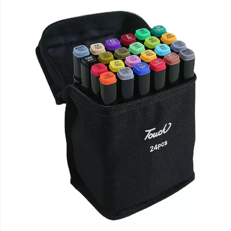 Canetinha Ponta Dupla - canetinha bobeie goods